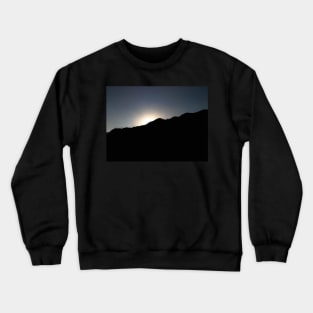 Sunset on Etna volcano Crewneck Sweatshirt